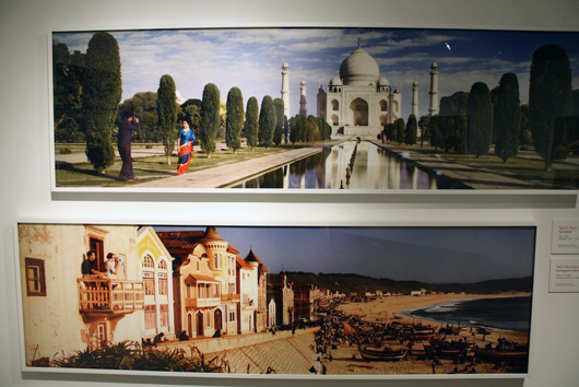 Top: ‘Taj Mahal’ by Norm Kerr. Bottom: ‘Portuguese Fishing Village’ by Neil Montanus. Photo by Kelsey Savage.